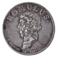 Svájc ~1740-1750. 'Romulus / Fondation De Rome A. R. 1.' Ag Emlékérem A 'Római Köztársaság Története' Sorozatból. Szign. - Unclassified