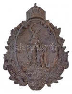 1896. '896-1896' Milleniumi Br Lemezjelvény (55x41mm) T:2 / Hungary 1896. '896-1896' Br Sheetmetal Badge For The Hungari - Non Classificati