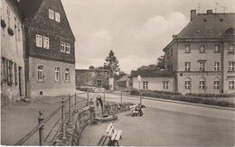 AK Grünhain Mönchsbrunnen HO Kaufstätte Kloster Beierfeld Aue Schwarzenberg Lauter Elterlein Schwarzbach Erzgebirge DDR - Gruenhain