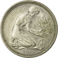 Monnaie, République Fédérale Allemande, 50 Pfennig, 1979, Karlsruhe, TTB - 50 Pfennig