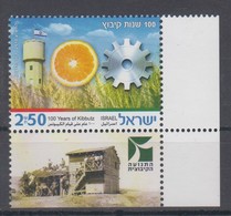 ISRAEL 2010 100 YEARS OF KIBBUTZ - Unused Stamps (with Tabs)