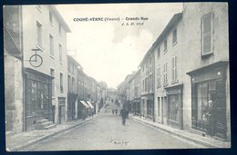 Cpa Du 86  Couhé Vérac Grande Rue    MA2 - Couhe