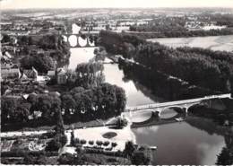 72 - NOYEN : Vue Aérienne - Vue Sur La Plage Et La Rivière - CPSM Dentelée Noir Blanc Grand Format 1958 - Sarthe - Other & Unclassified