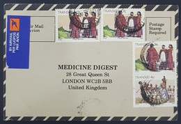 1984, SOUTH AFRICA, Medicine Digest, Carte Response, Transkei Lusikisiki - London - Lettres & Documents