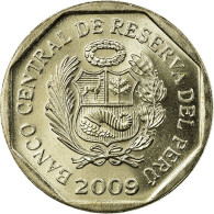 Monnaie, Pérou, Nuevo Sol, 2009, Lima, SUP, Copper-Nickel-Zinc, KM:308.4 - Pérou