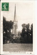Saint Julien L'Ars. Le Clocher De L'église Vue Prise De La Prairie Du Château. De Margot à L. Gateau à Sainte Soulle - Saint Julien L'Ars