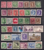 Canada Selection Of 37 Used Stamps Some Duplicates ( J311 ) - Collezioni