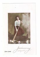 RP POSTCARD ACTRESS ZENA DARE FILM THEATRE PHOTO BASSONO ARISTOPHOT USED 1908 - Theatre