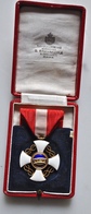 Croce Da Cavaliere Dell'Ordine Della Corona D'Italia Con Astuccio Originale - Italie