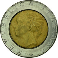 Monnaie, Italie, 500 Lire, 1991, Rome, TB+, Bi-Metallic, KM:111 - 500 Liras