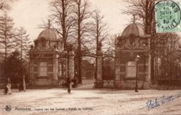 CPA   BELGIQUE---ANVERS---HEMIXEM---ENTREE DU CHATEAU---1910 - Hemiksem