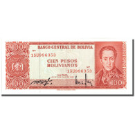 Billet, Bolivie, 100 Pesos Bolivianos, 1962, 1962-07-13, KM:164A, SUP+ - Bolivie