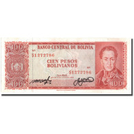 Billet, Bolivie, 100 Pesos Bolivianos, 1962, 1962-07-13, KM:164A, TTB+ - Bolivie