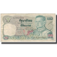 Billet, Thaïlande, 20 Baht, KM:88, B+ - Tailandia