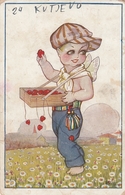 Adolfo Busi - Boy Selling Hearts - Busi, Adolfo