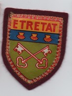 Ecusson Tissu Ancien/ Imprimé/ETRETAT/Seine Maritime  /Vers 1960-1980    ET247 - Patches