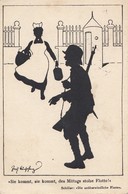 Fritz Schonpflug - Silhouette , Soldier , Schiller - Schönpflug, Fritz