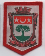 Ecusson Tissu Ancien/Imprimé/AUBUSSON / Creuse  /Vers 1960-1980    ET258 - Escudos En Tela