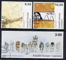 GREENLAND 2007 Contemporary Art  Used,  Michel 489-91 - Used Stamps