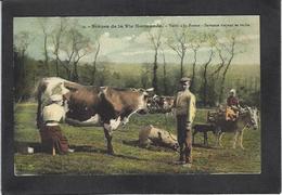 CPA Normandie Région Campagne Métier Non Circulé Vache - Haute-Normandie