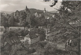 AK Schwarzenberg Blick Ottenstein Karlsbader Straße Badstraße A Wildenau Raschau Markersbach Langenberg Erzgebirge DDR - Schwarzenberg (Erzgeb.)