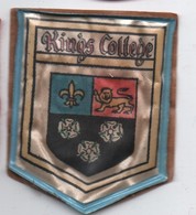 Ecusson Tissu Ancien/Imprimé /KINGS COLLEGE/Université /ANGLETERRE/ Vers 1960-1980    ET290 - Patches