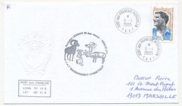 TAAF - Enveloppe - 0,50E Roger Barberot - Benjamin Lecomte 55ème Mission Kerguelen -Port Aux Français Kerguelen 6/4/2005 - Storia Postale