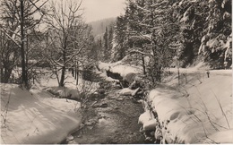 AK Schmalzgrube Pressnitztal Pressnitz Bahndamm ? Winter A Jöhstadt Grumbach Christophhammer Satzung Erzgebirge DDR - Jöhstadt