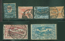 Silesie  Haute Et Orientale 1920 1921 Y&T N° 29 34 36 38 41 44 Oblitérés - Silesia