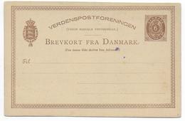 DANMARK - TYPE 1879 - CARTE ENTIER POSTAL Mi Nr. P11 NEUVE - Postwaardestukken