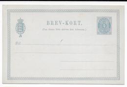 DANMARK - TYPE 1879 - CARTE ENTIER POSTAL Mi Nr. P10 NEUVE AVEC REPIQUAGE ANNONCE De MARIEBO Au DOS ! - Postwaardestukken