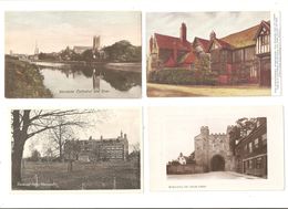 Four Postcards Of Worcester Nr Evesham Cheltenham - Other & Unclassified