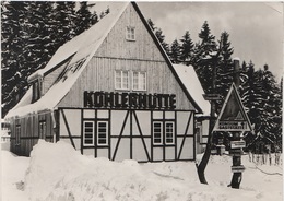 AK Sosa HO Konsum Gaststätte Köhlerhütte A Talsperre Des Friedens Meiler Kohlemeiler Eibenstock Winter Erzgebirge DDR - Sosa