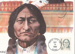 Sitting Bull - Cartoline Maximum
