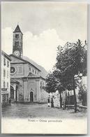 AIROLO: Animierte Dorfpassage Mit Chiesa Parocchiale ~1900 - Airolo
