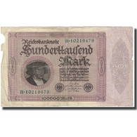 Billet, Allemagne, 100,000 Mark, 1923, 1923-02-01, KM:83c, TTB - 100000 Mark