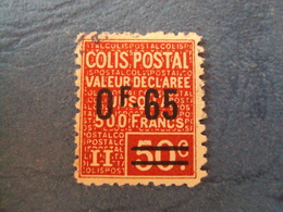 1918-  Colis Postaux - Timbre Oblitéré N°60     " Valeur Déclarée  0.65       "        0.70 - Neufs