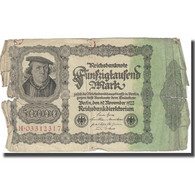 Billet, Allemagne, 50,000 Mark, 1922, 1922-11-19, KM:79, TB - 50000 Mark