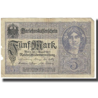 Billet, Allemagne, 5 Mark, 1917, 1917-08-01, KM:56a, TTB - 5 Mark