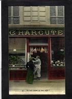 CPA à Identifier Carte Photo RPPC Commerce Shop Front - To Identify