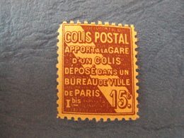 1918-  Colis Postaux - Timbre Neuf ++   N° 95    " Apport à La Gare D 'un Colis 15c  "        7 Euros   Photo   1 - Neufs