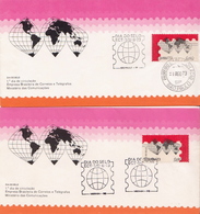Brazil Stamps On 2 FDCs - FDC