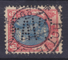 Netherlands Perfin Perforé Lochung 'FAVC' F.A. Voight & Co, Cargadoors ROTTERDAM Cds. Stamp Perf. 12½ (2 Scans) - Errors & Oddities