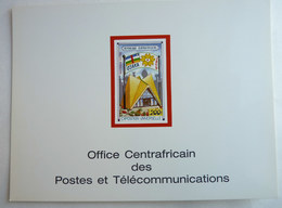 EPREUVE DE LUXE OFFICE CENTRAFRICAIN DES POSTES ET TELECOM EXPOSITION UNIVERSELLE OSAKA 1970 REPUBLIQUE CENTRAFRICAINE - 1970 – Osaka (Japon)