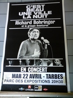 Affiche - Richard Bohringer Et Le Groupe Aventure En Concert à Tarbes - Manifesti & Poster