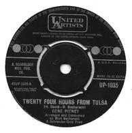 SP 45 RPM (7")   Gene Pitney  "  Twenty Four Hours From Tulsa "  Angleterre - Jazz