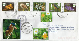 Faune/flore Du Parc National Ceahlău, Année 2016, Sur Lettre Adressée Andorra, Avec Timbre à Date Arrivée - Lettres & Documents