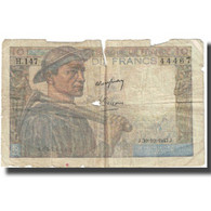France, 10 Francs, 1947, 1947-10-30, AB, Fayette:8.18, KM:99f - 10 F 1941-1949 ''Mineur''