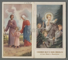 ES5281 Calendario 1956 ANNO DOMINI MISSIONARI OBLATI DI MARIA IMMACOLATA SCUOLA AP. ONE DI FONTE TREVISO APRIBILE ZANDRI - Religión & Esoterismo