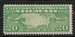 US 1927, Air Mail 20 ¢, Scott # C9,VF MLH*OG - 1b. 1918-1940 Ungebraucht